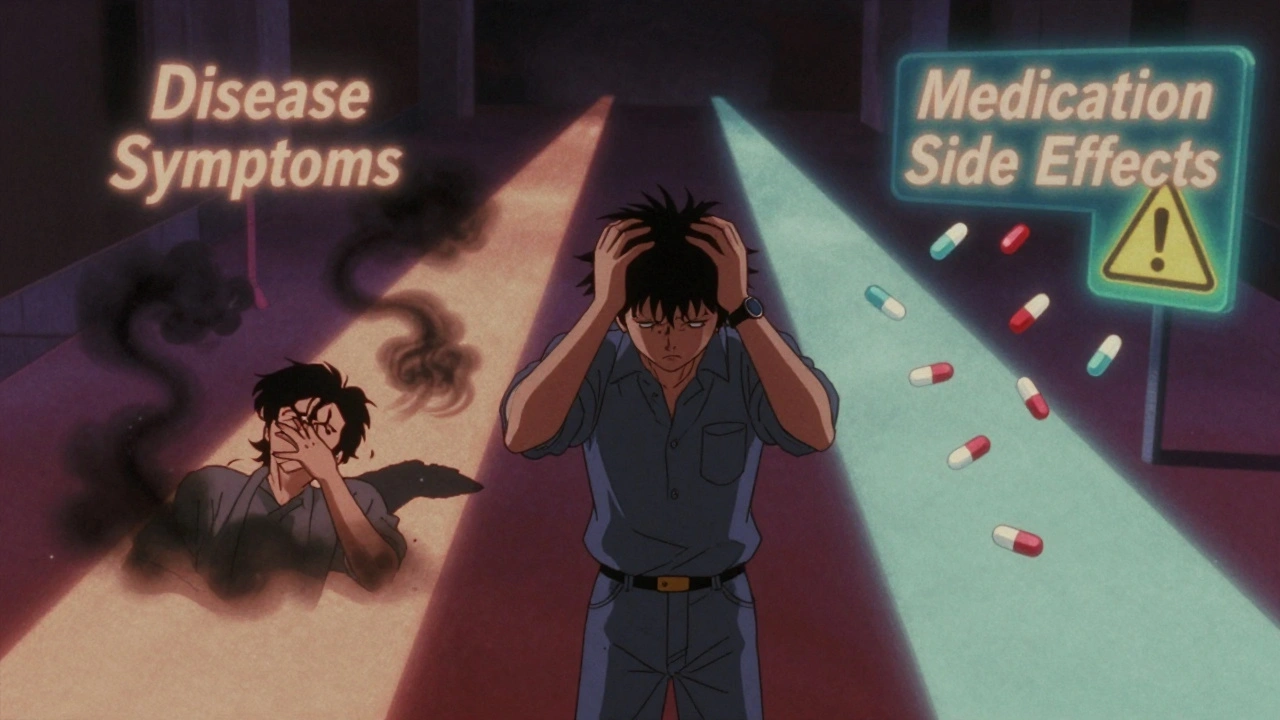 How to Tell If Your Symptoms Are from Your Disease or Your Medication