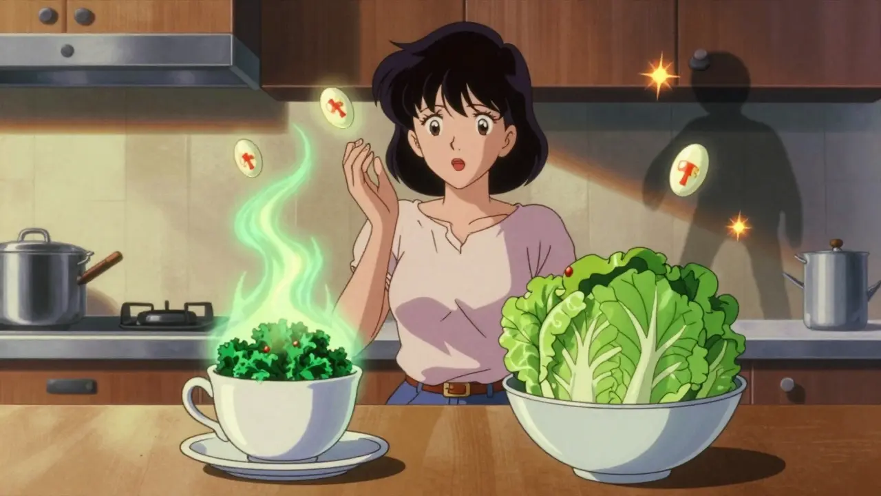 Vitamin K Foods and Warfarin Interactions for INR Control