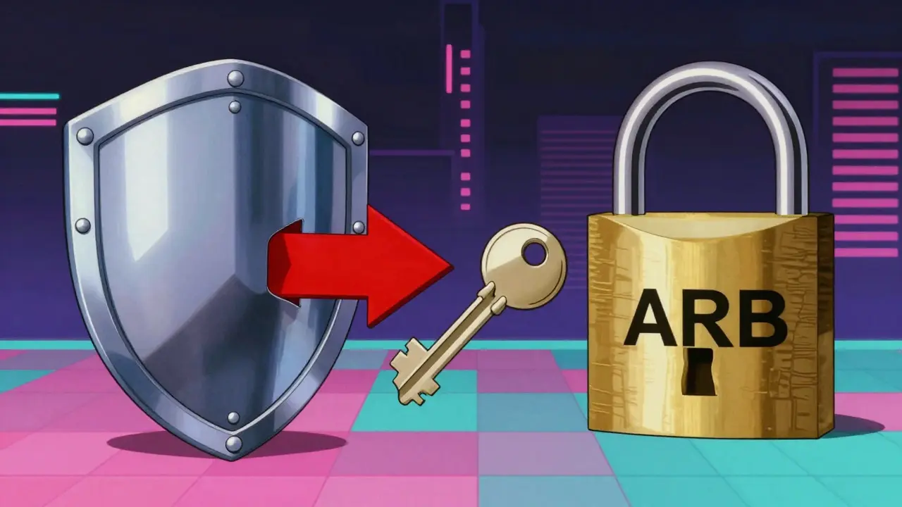 Anime comparison of ACE inhibitor shield and ARB lock mechanism