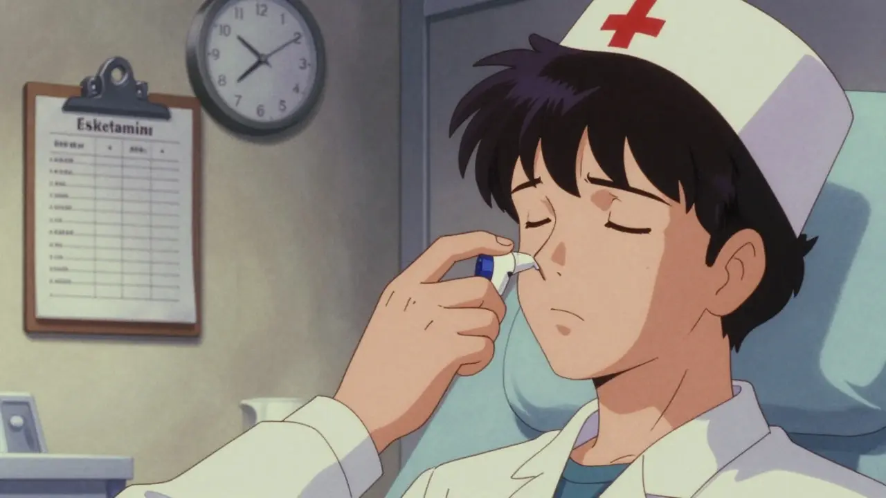Esketamine Nasal Spray: Managing Dissociation, Blood Pressure, and Monitoring